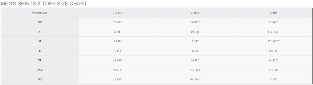 image 4 - Best Sweatshirt Size chart guide to pick the right one for yourself - 2025 Reebok | Sweatshirt Size Chart guide