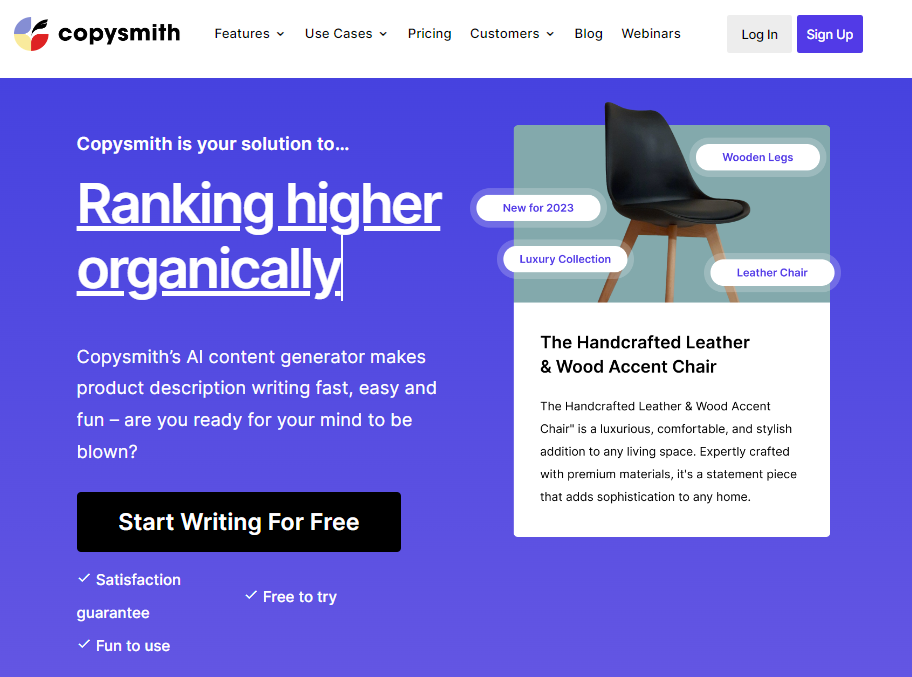 Copysmith | AI Writing Tool