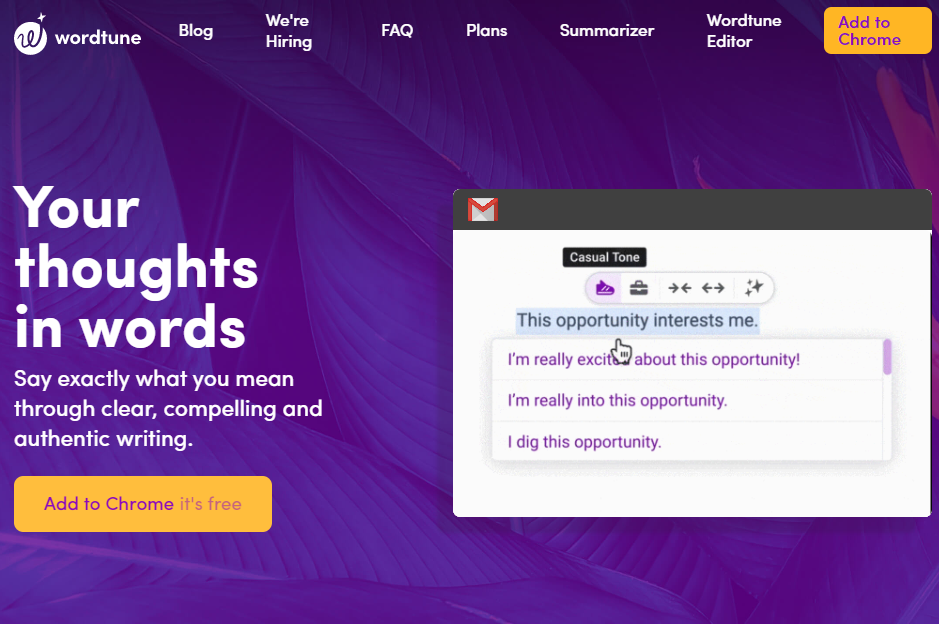 WordTune | AI Writing Tool