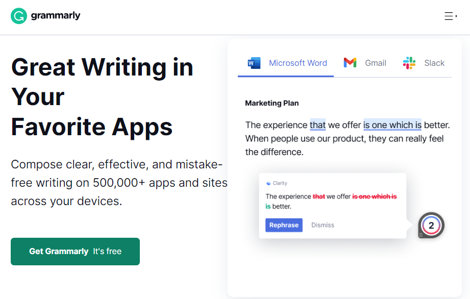 image 56 - 60+ Best AI Tools list for Productivity in 2024 - 2025 Grammarly | AI Tools 2023
