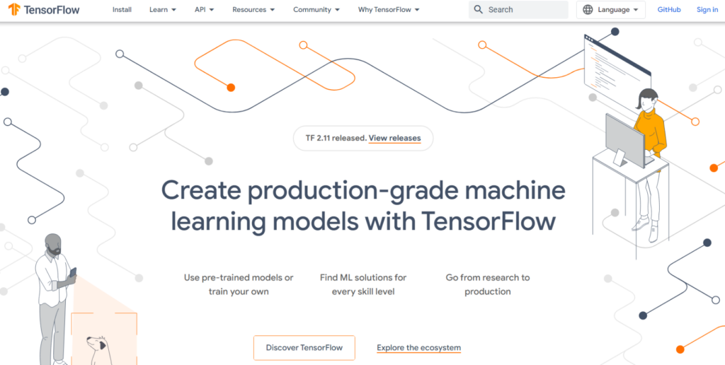 image 63 - 60+ Best AI Tools list for Productivity in 2024 - 2025 TensorFlow | AI Tools 2023