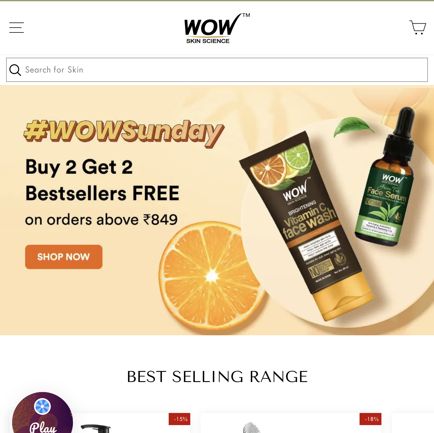 Wow skin science | D2C Brands 2023