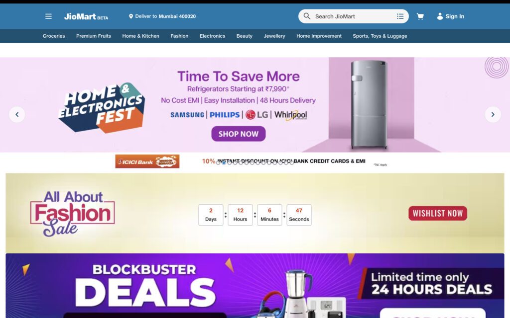 image 4 27 - 15+ Best Amazon Alternative India in 2024 - 2025 Jiomart | Amazon Alternative India