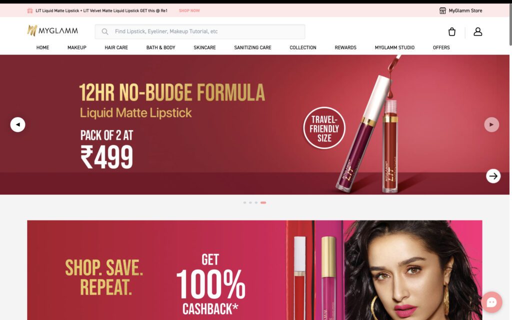 image 4 38 - 15+ Best Amazon Alternative India in 2024 - 2025 MyGlamm | Amazon Alternative India