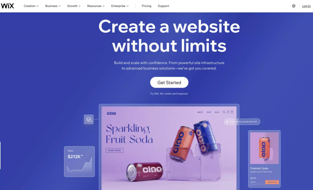 image 4 69 - 15+ Best Squarespace Alternatives & Competitors in 2024 - 2025 Wix | Best Squarespace Alternatives