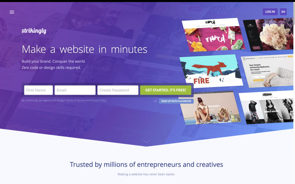 image 4 73 - 15+ Best Squarespace Alternatives & Competitors in 2024 - 2025 Strikingly | Best Squarespace Alternatives