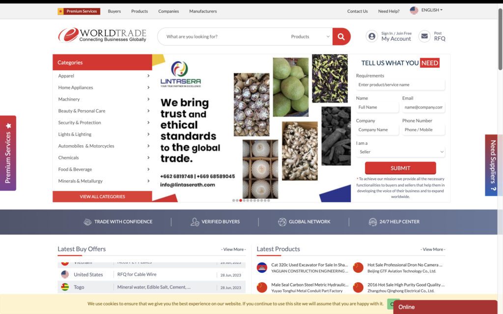eWorldTrade | Alibaba Alternative India