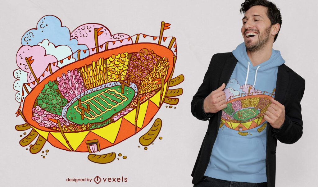 image 25 3 - Best Sport T-shirt Design Ideas You Must know in 2024 - 2025 Stadium Illustrations | Sport t-shirt design ideas (Source)
