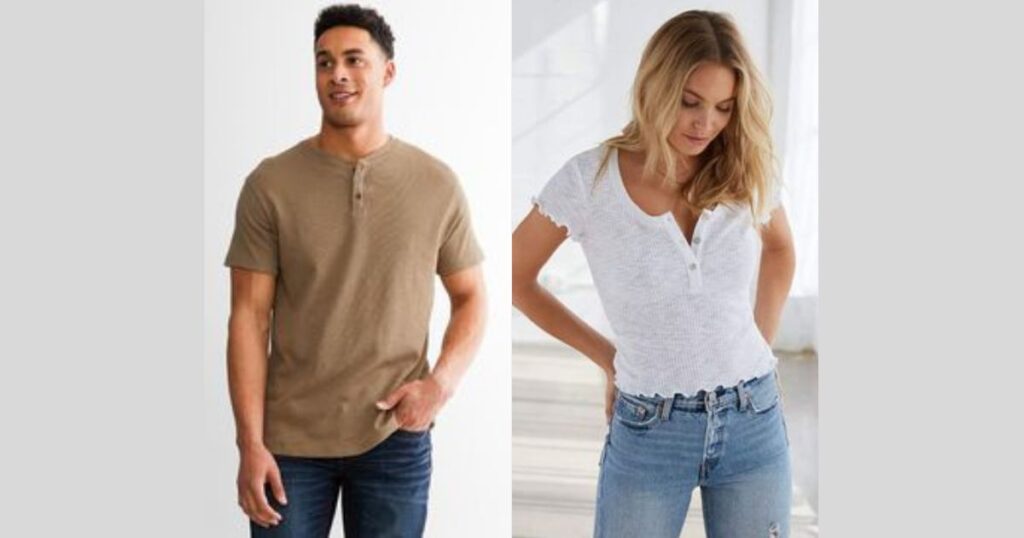Henley T shirt - 23 Essential Types of T-Shirts for Your Wardrobe - 2025 Henley T-shirt
