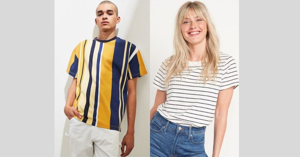 Striped T shirt - 23 Essential Types of T-Shirts for Your Wardrobe - 2025 Striped T-shirt