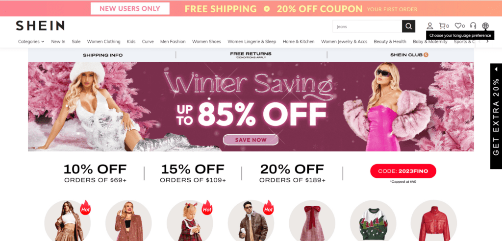 Shein - Clothing Dropshipping Suppliers India