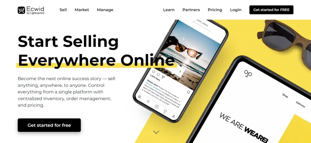 Ecwid - The Best Ecommerce Website Builders in 2024 - 2025 Ecwid - best online ecommerce website builder