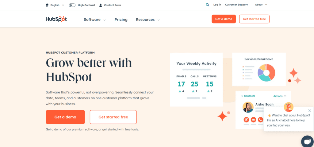 HubSpot | AI writing tools