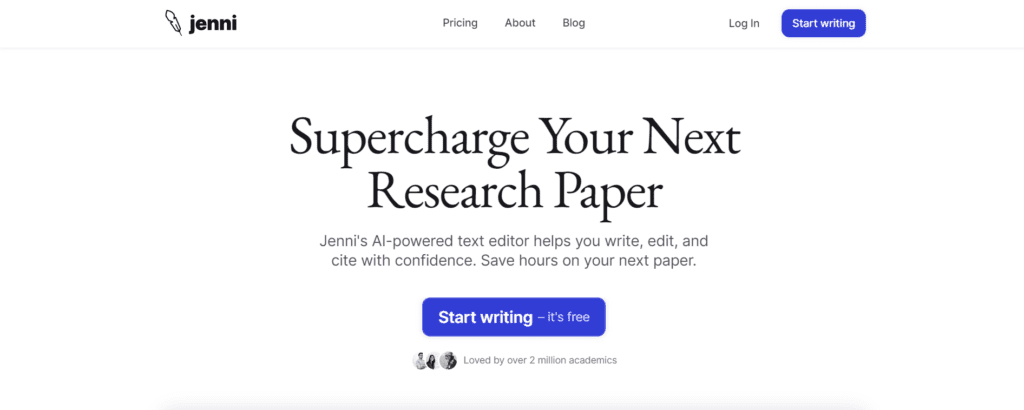 Jenni AI | AI writing tools