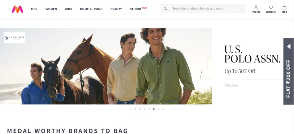 Myntra - Top 25+ Online Marketplace in India - 2025 Myntra - best online marketplace in india