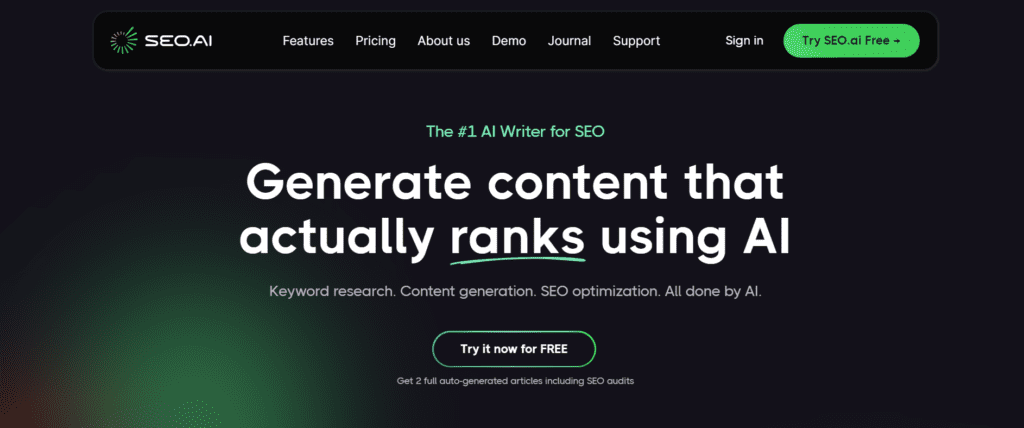 SEO.ai | AI writing tools