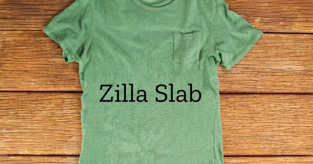 Zilla Slab - 45 Best Font for Tshirt to Level Up Your Designs in 2024 - 2025 Zilla Slab - best fonts for t shirts