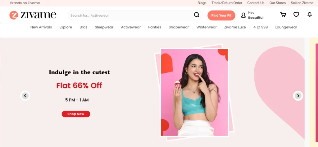 Zivame - Top 25+ Online Marketplace in India - 2025 Zivame - best online marketplace in india