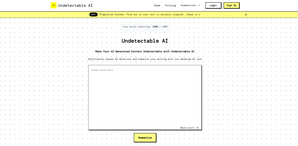 UndetectableAI.pro | AI Writing Tools
