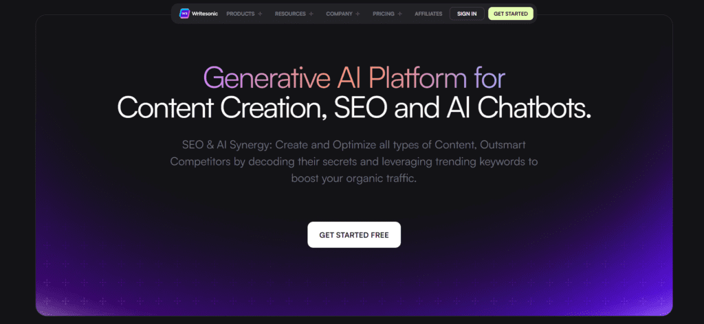 Writesonic | AI writing tools