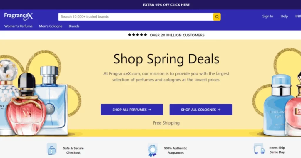 FragranceX - 25+ Best Dropshipping Suppliers in India 2025 - 2025 frangrance x | India dropshipping