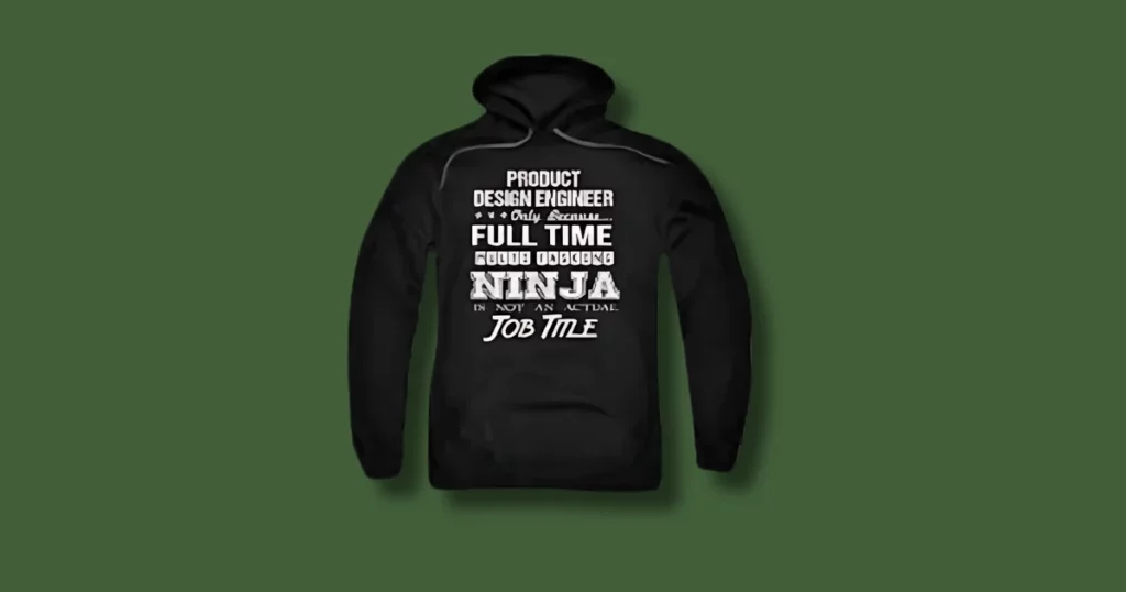Job related hoodie design