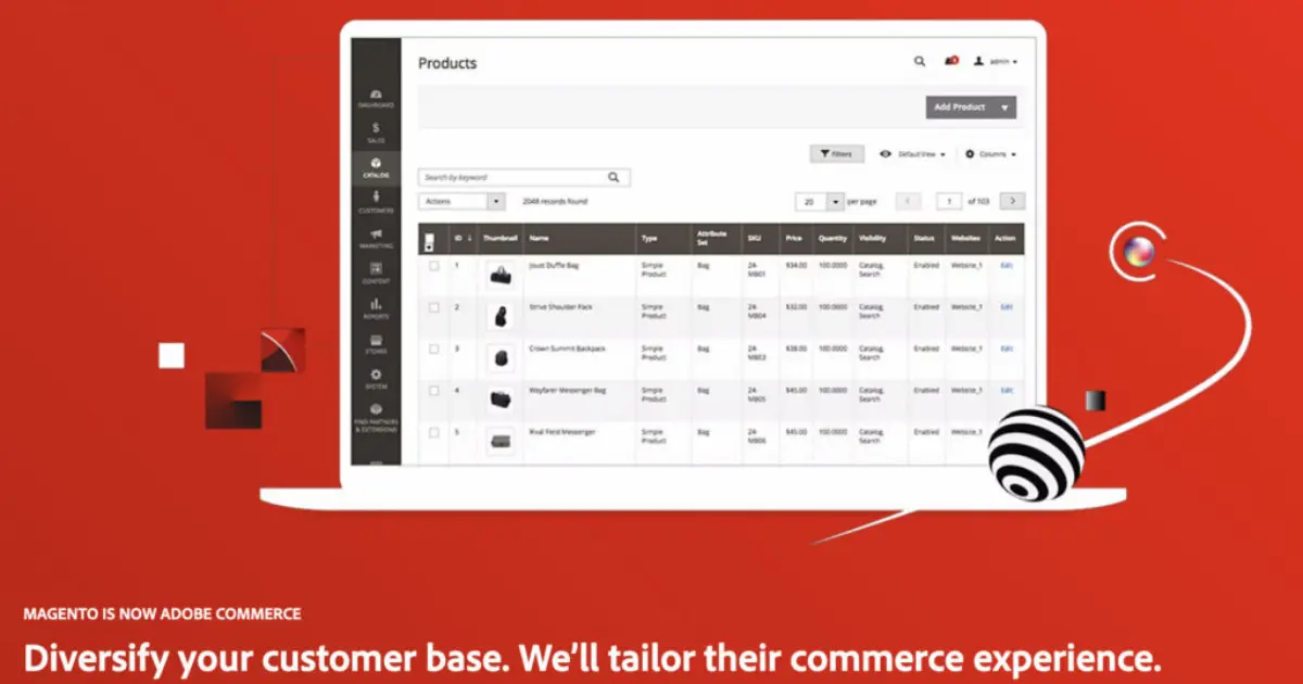Magento - Top 20+ Dropshipping Websites in India (2024) - 2025 Magento or Adobe Commerce | Best Dropshipping Website in India