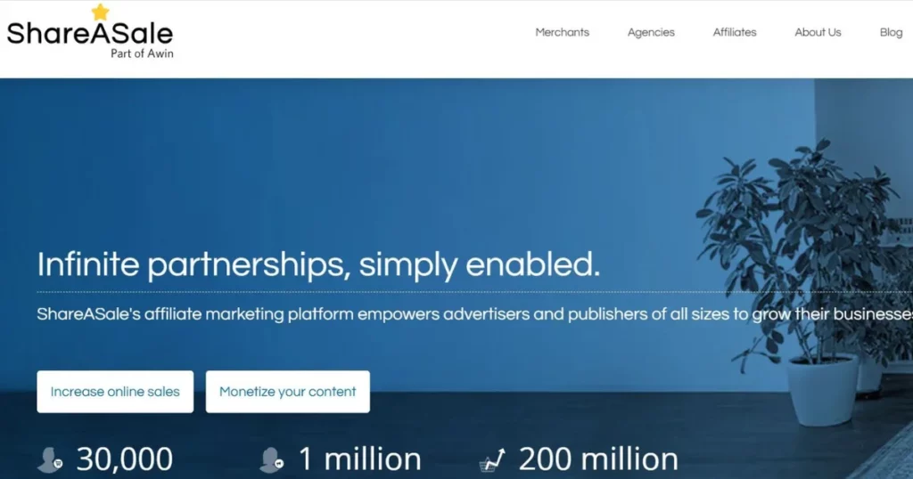 ShareASale is one of the best affiliate marketing websites