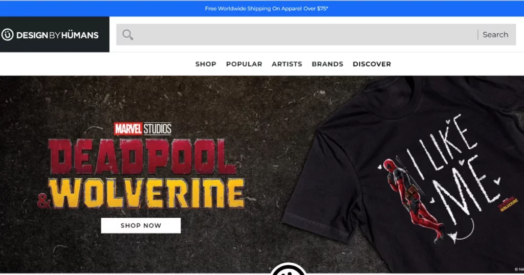Design by humans Best merch websites - 15 Best Merch Websites to Create and Sell Merchandise - 2025 Design by humans is one of the best websites to create merch
