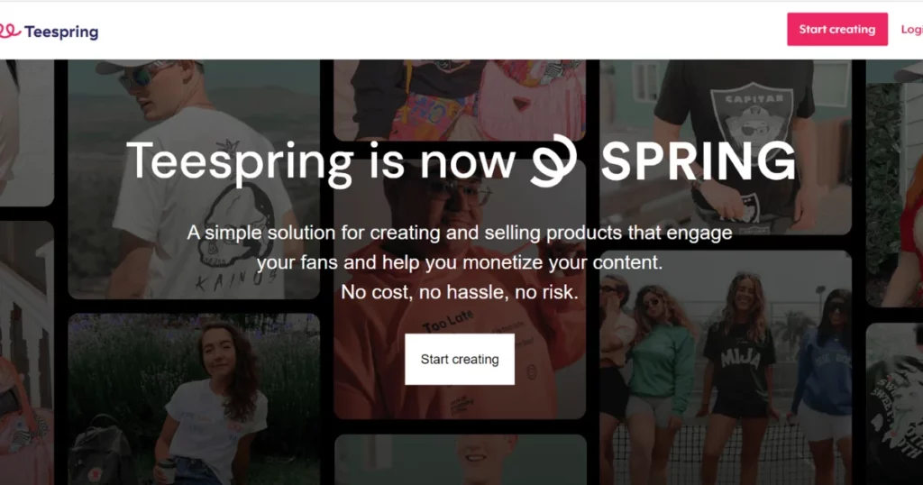 Teespring Best merch websites - 15 Best Merch Websites to Create and Sell Merchandise - 2025 Teespring is one of the best merch websites