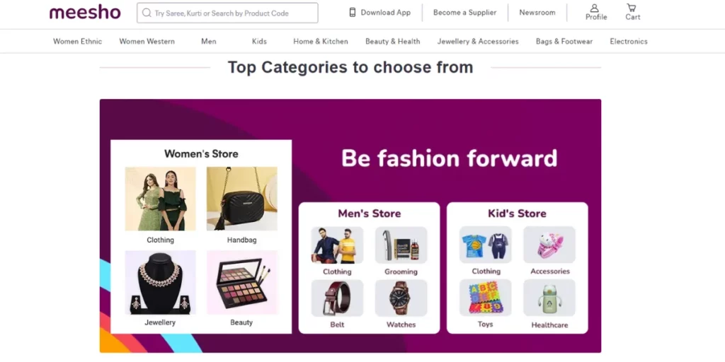 Meesho - 25+ Best Dropshipping Suppliers in India 2025 - 2025 Meesho | Drop shipping suppliers in India