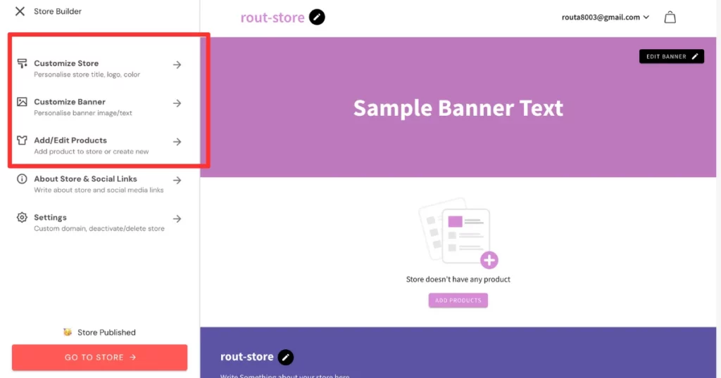 add a store logo choose colors upload a banner image and add products - What Is Dropshipping Business in India and How Does It Work - 2025 add a store logo, choose colors, upload a banner image, and add products