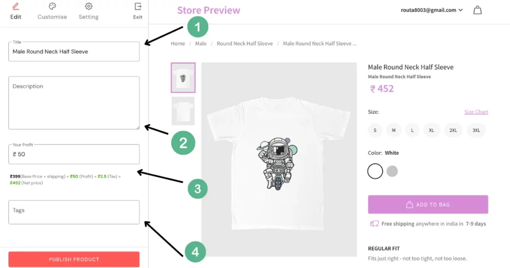 add a title description profit margin and tags for your product - What Is Dropshipping Business in India and How Does It Work - 2025 add a title, description, profit margin, and tags for your product