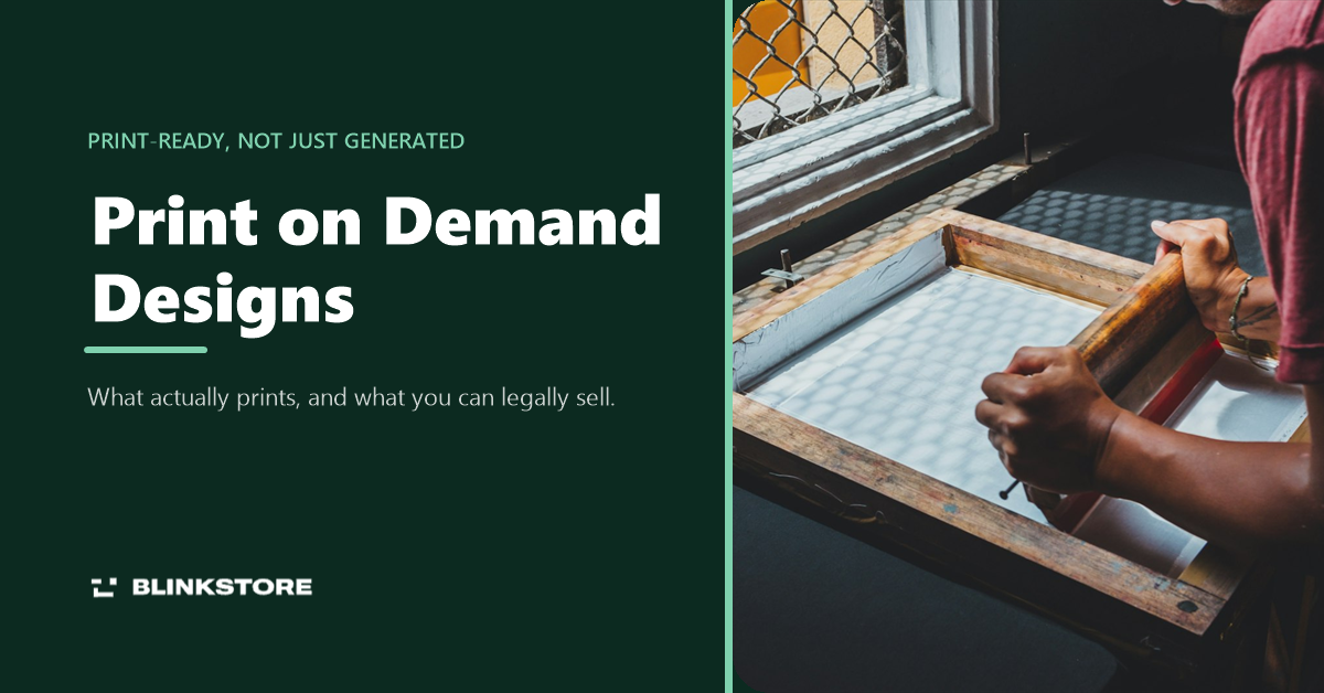 How to Create Print on Demand Designs That Actually Print (2026)