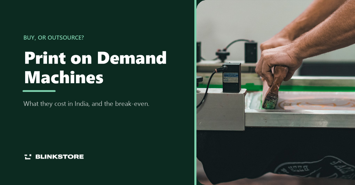 Print on Demand Machines India: Cost, and Whether to Buy One