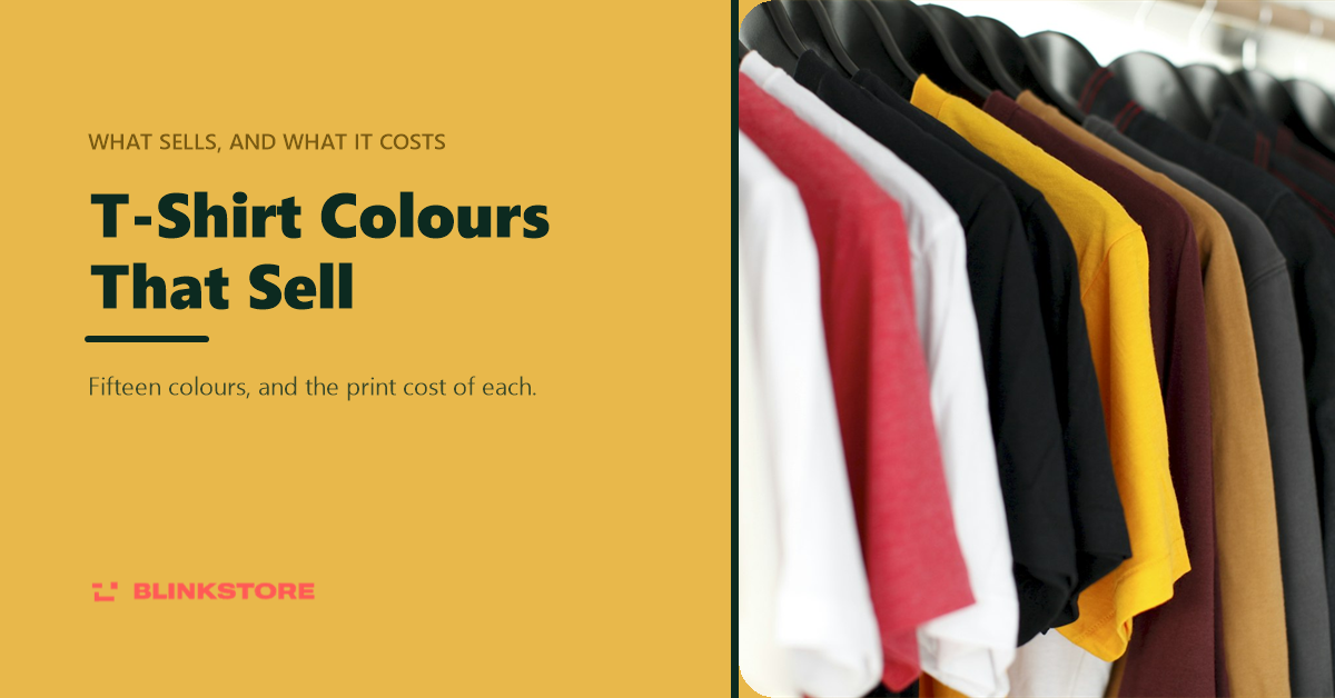 15 Most Popular T-Shirt Colours to Sell in India (and What They Cost to Print)