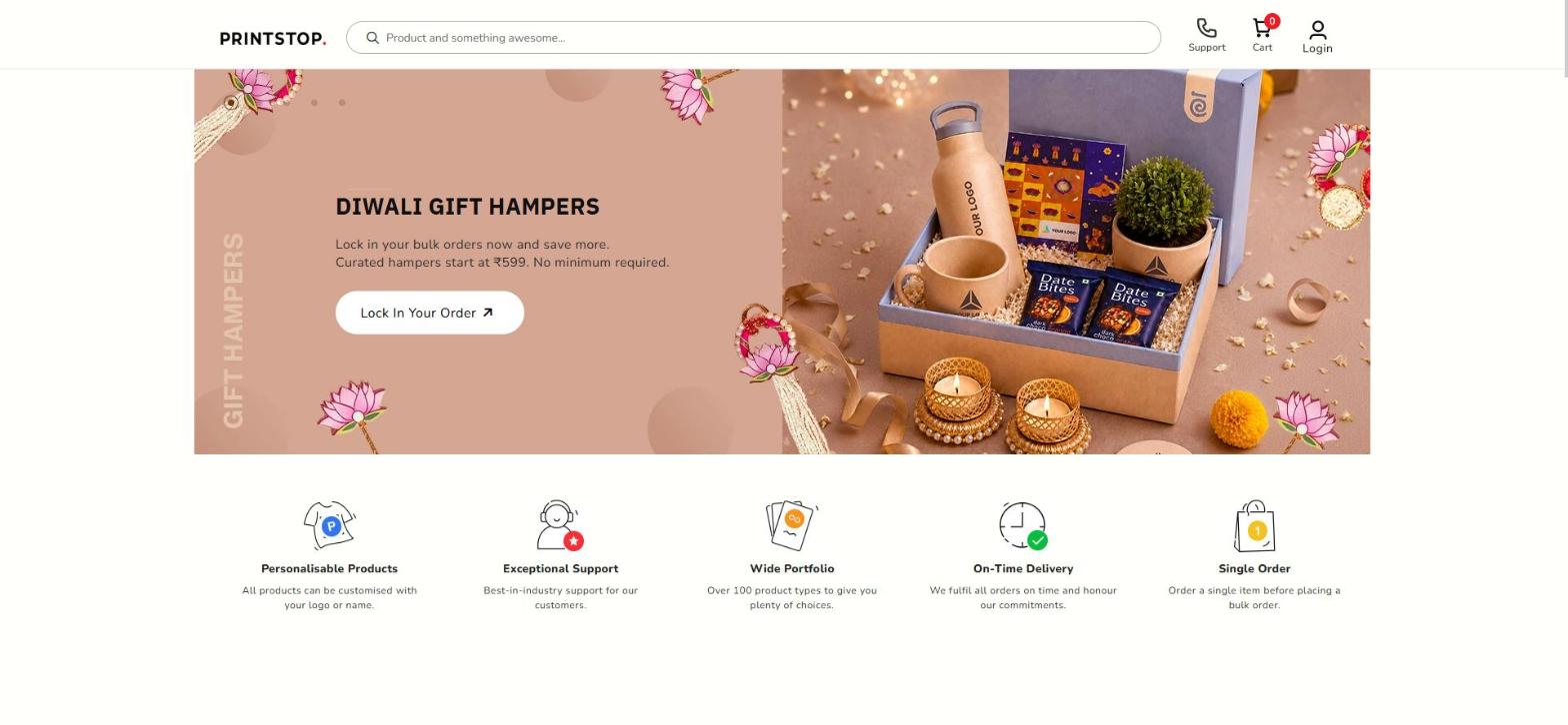 PrintStop, an Indian Vistaprint alternative for corporate printing